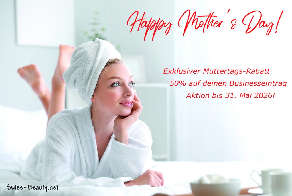 Muttertag 2026 Rabattaktion für Premium-Business-Einträge auf Swiss-Beauty.net